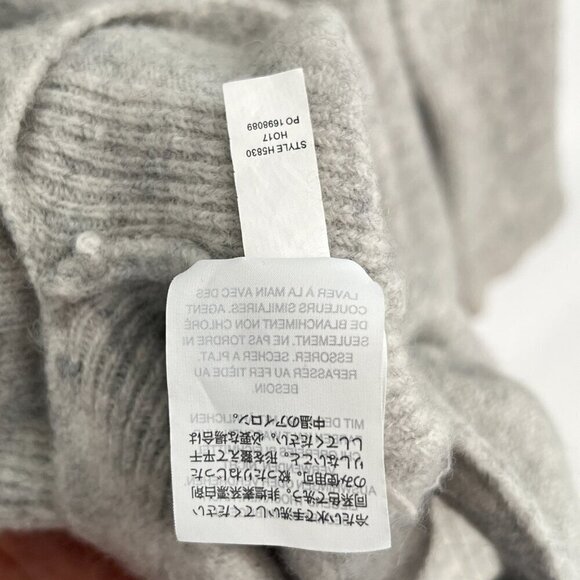 J. Crew Small Wool Alpaca Nylon Blend Sweater Cozy Classic Fall Winter Minimal - Picture 8 of 8